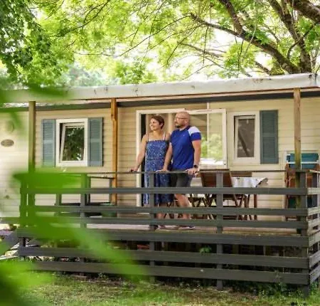 Kamp alanı Mobilhome Terrasse Ombragee 27m2 Cahuzac-sur-Vère